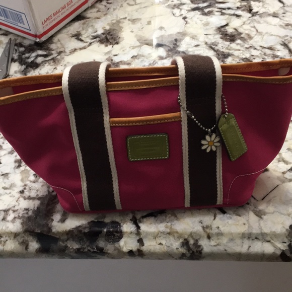 Authentic coach bag. Small. Pink - Picture 3 of 8